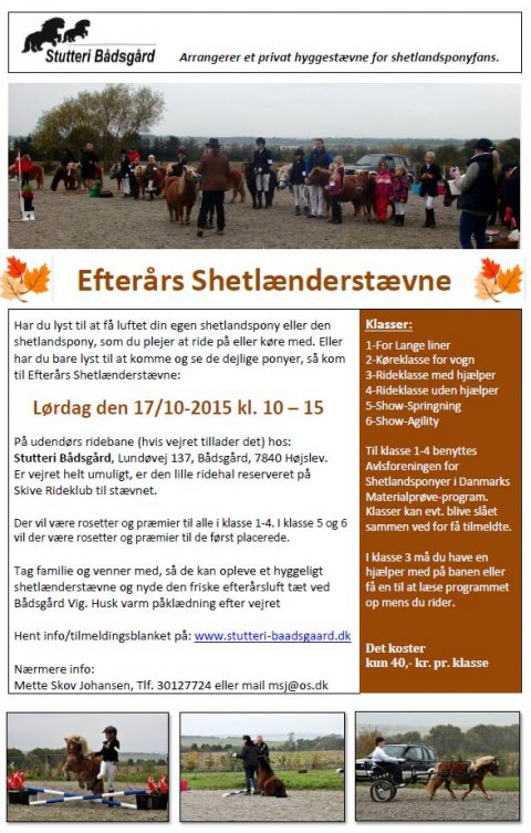 Efterårsstævne 2015